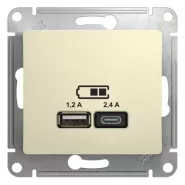GLOSSA  USB  A+, 5/2,4, 25/1,2 , , | GSL000239 | Schneider Electric