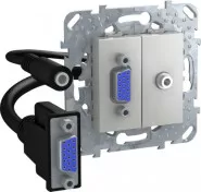 Unica TOP  HD15+Minijack- Schneider Electric