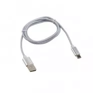  USB-Type-C/2A/nylon/silver/1m/REXANT |18-1899 | REXANT