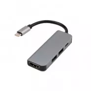  USB Type-C  4 : 1xHDMI/2xUSB 3.0 PD/1xType-C PD REXANT |18-4151 | REXANT