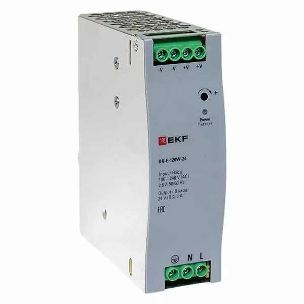      120 ,U ~ 220  AC , U - 24  DC   |DR-E-120W-24| EKF