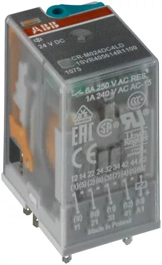  CR-M024DC4LD 24B DC 4 (6A),   | 1SVR405614R1100 | ABB