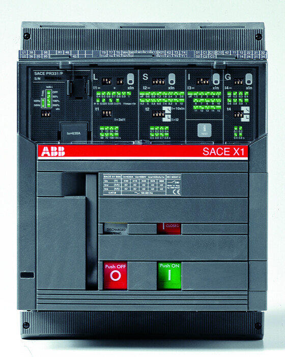 Выключатель автоматический стационарный X1B 630 PR333/P LSIG In=630A 4p F F | 1SDA062013R1 | ABB