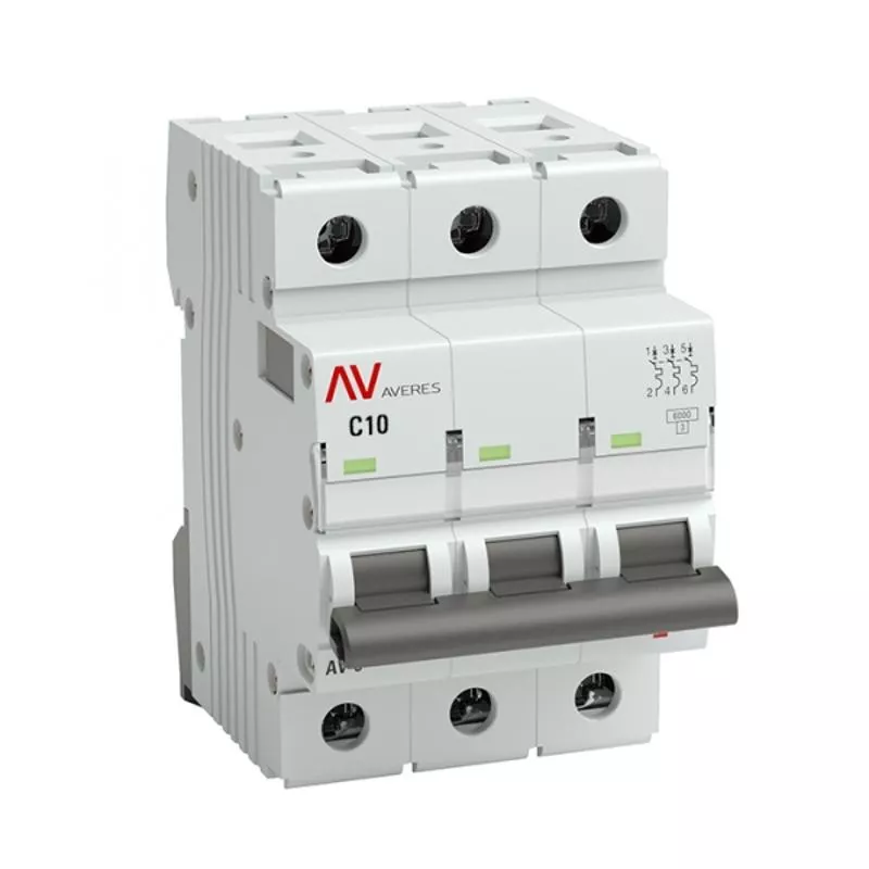 ����������� �������������� ������������ AV-10 10� C 10�� AVERES | mcb10-3-10C-av | EKF