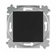 ABB Levit Антрацит / дымчатый чёрный Выключатель кнопочный 1-кл. ABB