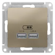 AtlasDesign   USB, 5, 1  x 2,1 , 2   1,05 ,  Schneider Electric