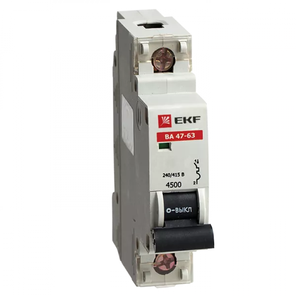    47-63, 1P 63 (C) 4,5kA EKF EKF