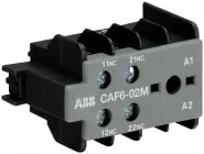 Доп. контакт CAF6-02M фронтальной установки для миниконтактров B6, B7 ABB