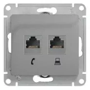 Glossa   2-  RJ45+RJ45, .5E Schneider Electric