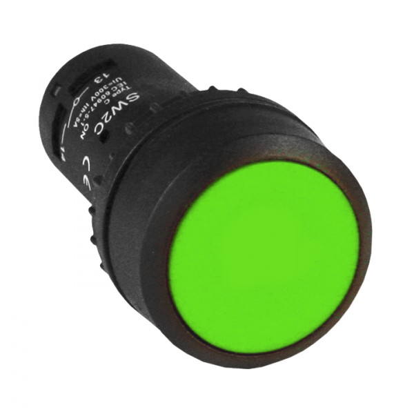 Кнопка SW2C-11 возвратная зеленая NO+NC EKF PROxima EKF