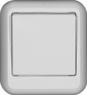 ПРИМА О/У Белый Выключатель 1-клавишный 10А, монтажная пластина (в сборе) (индивид.упак.) Schneider Electric
