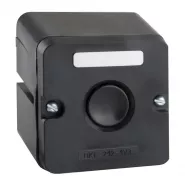 Пост кнопочный ПКЕ 212-1-У3-IP40 (черная кнопка) КЭАЗ