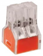Строительно-монтажная клемма СМК 773-324 оранжевая IEK