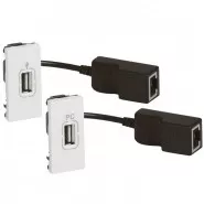 USB  Mosaic       , +, 1 ,  Legrand