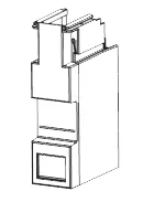     XLBM00, H=185mm ABB