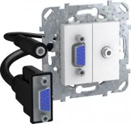 Unica  HD15+Minijack- Schneider Electric