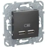 Unica TOP  /   2 USB   2.1 Schneider Electric