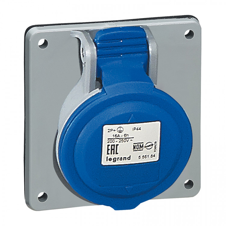    - P17 Tempra Pro - IP 44 - 200/250 ~ - 32 A - 2+ Legrand