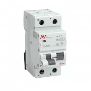 Выключатель автоматический дифференциальный DVA-6 1п+N 20А C 30мА тип AC AVERES EKF