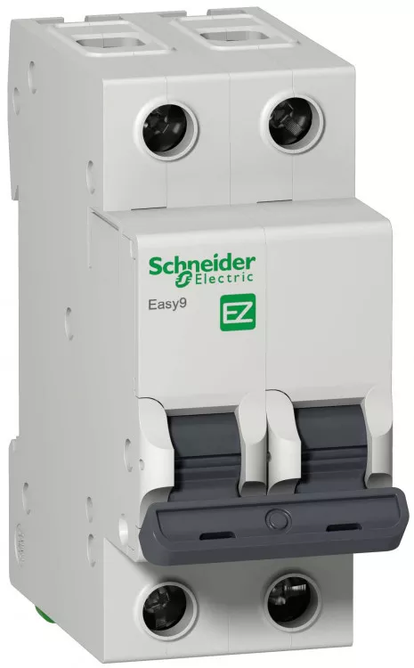 Выключатель автоматический двухполюсный EASY 9 10А B 4,5кА Schneider Electric