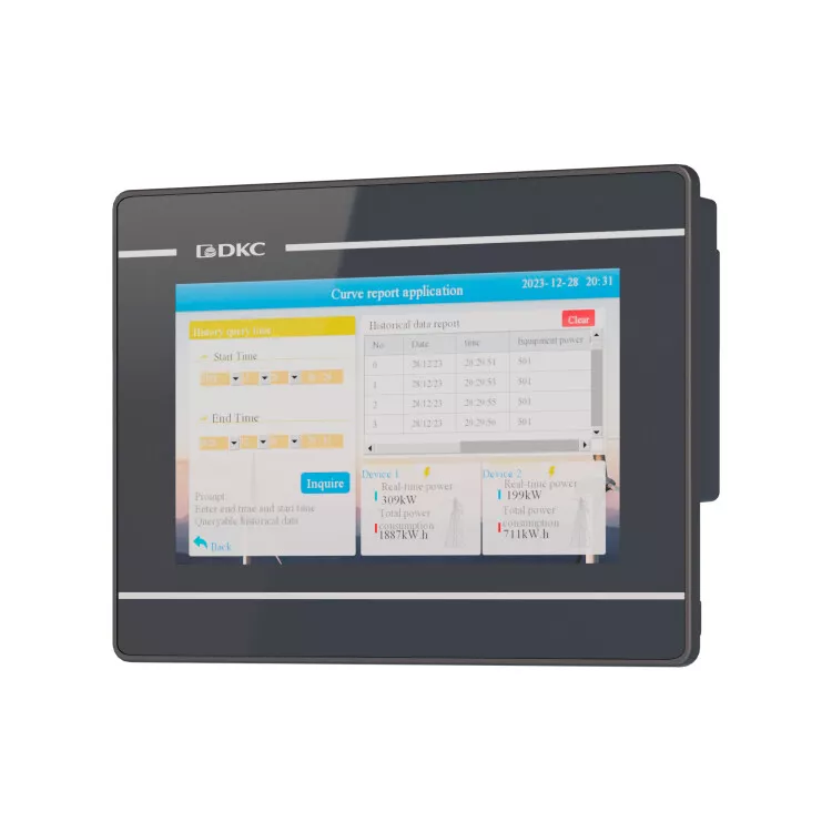   ,  7", 16,77   TFT,  800*480 px, : 2 COM, 1 Micro USB, 1 USB, 1 Ethernet | H1000