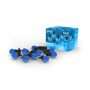 �������� ������������ "���� ����" ����� Holiday, 10 ����, 7,7 �, IP44, �����, 1/6 | HL063 | Gauss