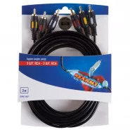  3RCA - 3RCA 3 (GOLD) | 06-3051 | REXANT