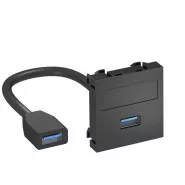   USB 3.0 A-A Modul45 () (MTG-U3A F SWGR1) | 6104925 | OBO Bettermann
