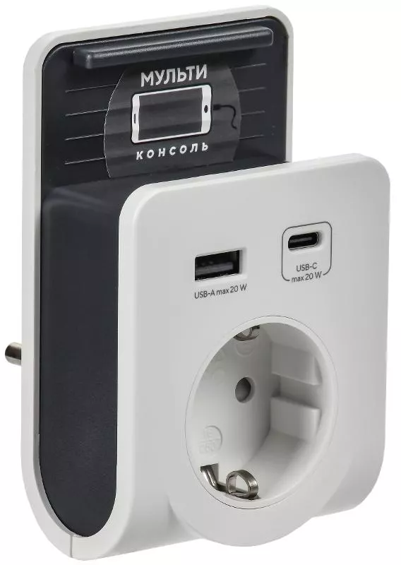 ������� �-03/01 1 ����� 2P+PE 16� 2�USB A+C 20�� ���. | WTP11-16-01-1A1C-ZU-K01 | IEK