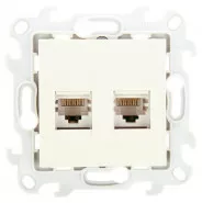 Simon 24 .  .  2- RJ45  5 UTP | 2450593-031 | Simon