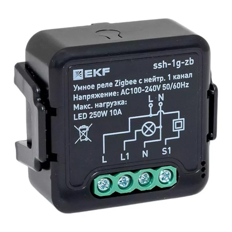 ����� ���� � ����������� 1-��������� � ��������� Zigbee EKF Connect Select | ssh-1g-zb | EKF