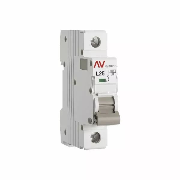 ����������� �������������� AV-6 1P 25A (L) 6kA AVERES | mcb6-1-25L-av | EKF