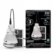   Led A60 3W 130lm 4000K    1/40 | 902102203 | Gauss