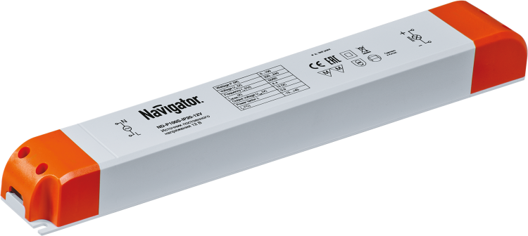 Драйвер для светодиодной ленты LED ND-P100S-IP20-12V 100Вт 12В IP20 Navigator